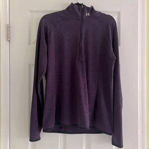 Purple Under Armour Run XL long sleeve